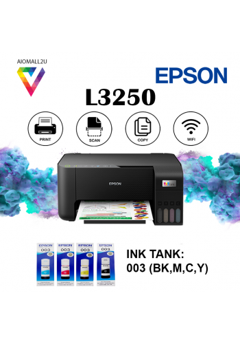 Epson L3250 Ecotank Çok Fonsiyonlu Tanklı Yazıcı Wifi (Orjinal Mürekkep)