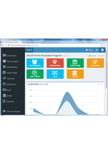 Bilsoft Online Ön Muhasebe Programı ( Yıılık)